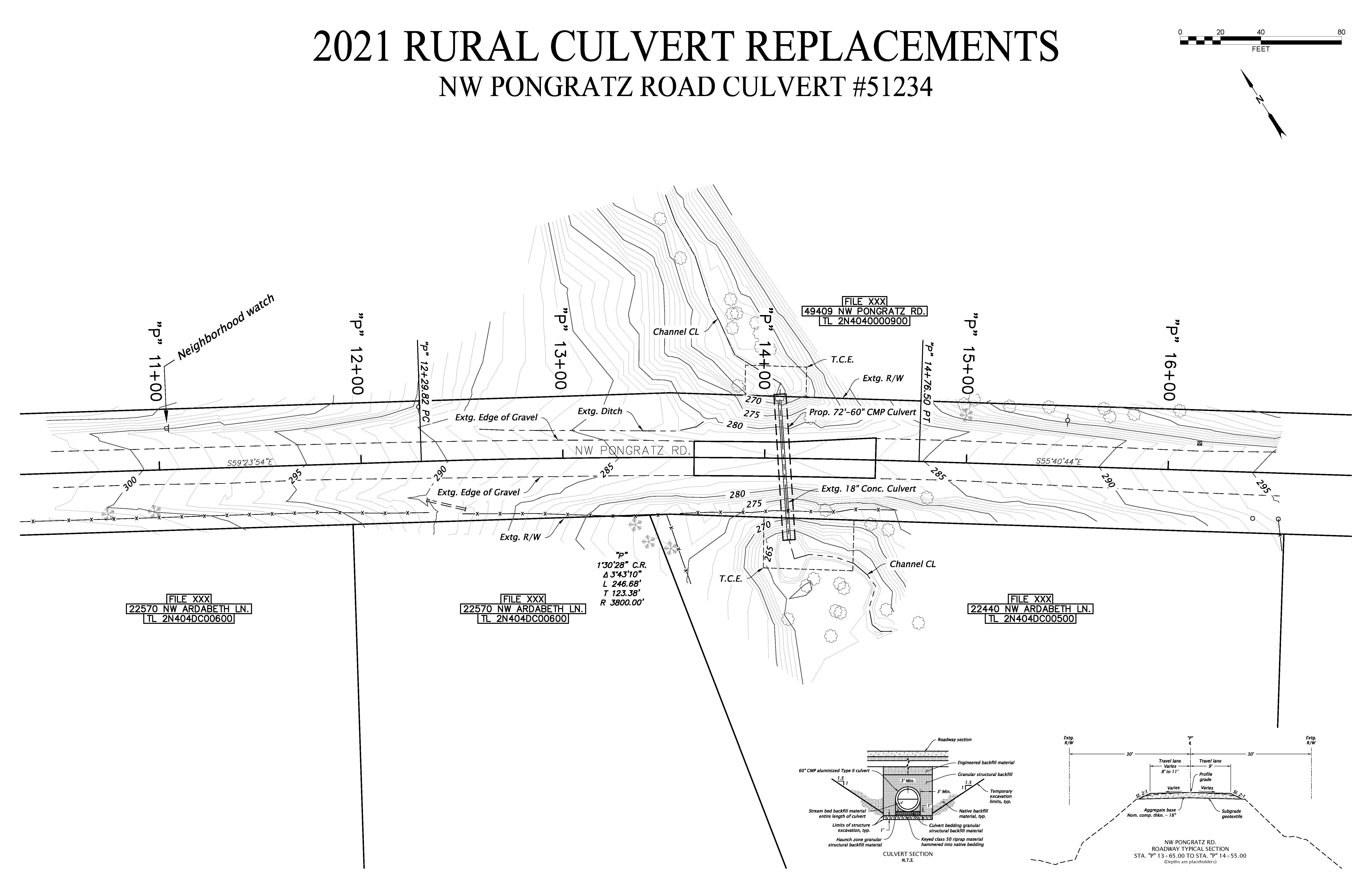 Culvert design | Pongratz Road Open House